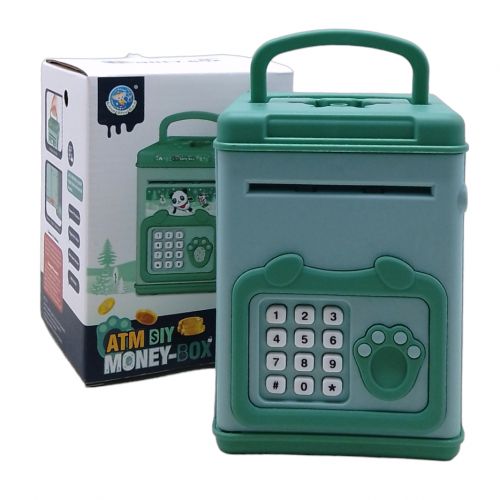 Сейф-скарбничка "ATM Money Box" (бірюзовий) Пластик Бірюзовий (227030)