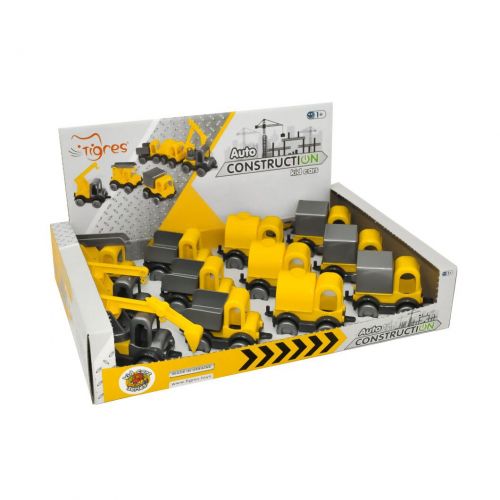 Машинка "Kid cars: Будівельна техніка" (мікс) Пластик Жовтий (227799)