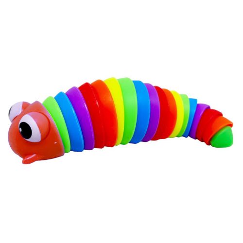 Іграшка-антистрес "Finger Slug: Гусінь" Пластик Різнобарв'я (234895)