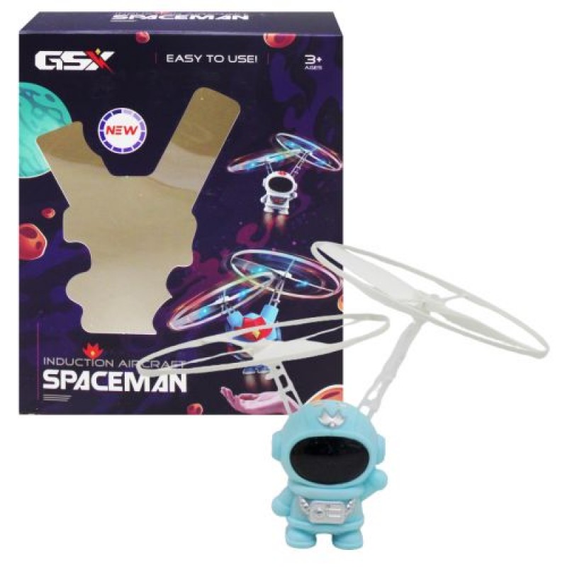 Літаюча іграшка "Космонавт" (блакитний) Пластик Блакитний (235192)