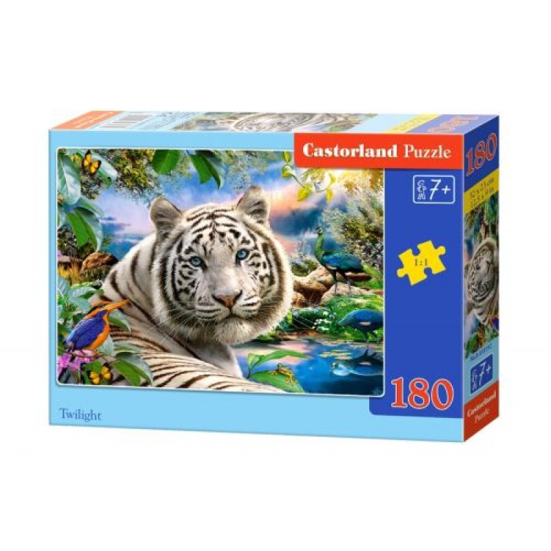 Пазли "Білий тигр", 180 ел Комбінований Різнобарв'я (23532)