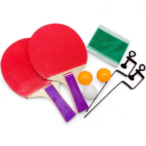Набір для настільного тенісу, з сіткою Комбінований Різнобарв'я (238192)