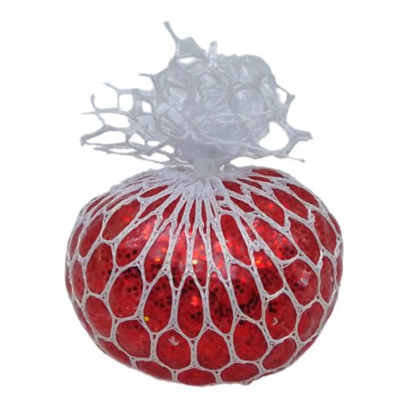 Іграшка-антистрес "Mesh Squish Ball", червоний Комбінований Червоний (239570)