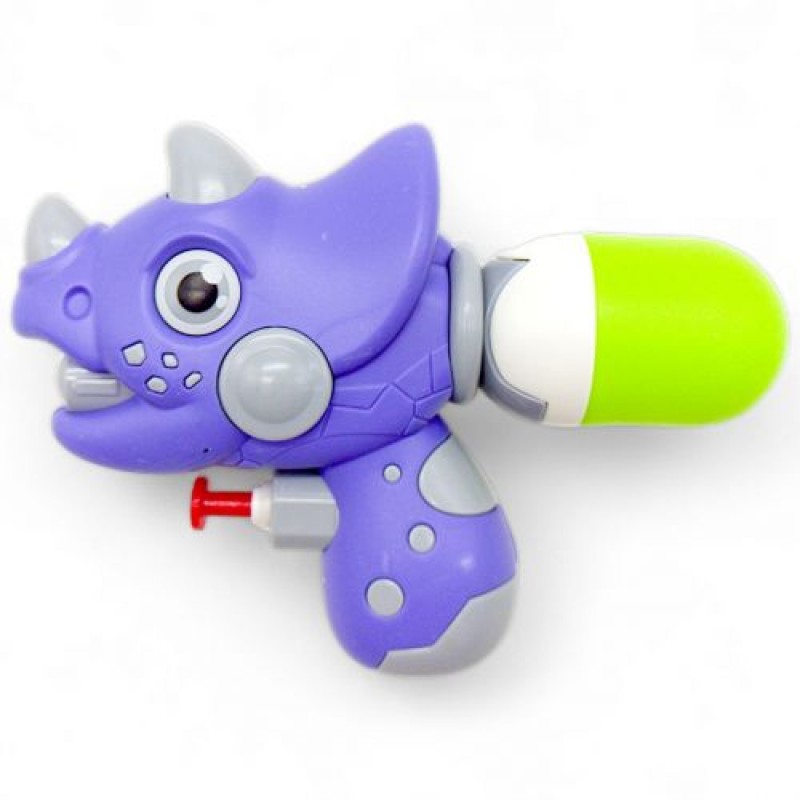 Водний пістолет міні "Динозаврик", синій Пластик Різнобарв'я (240549)