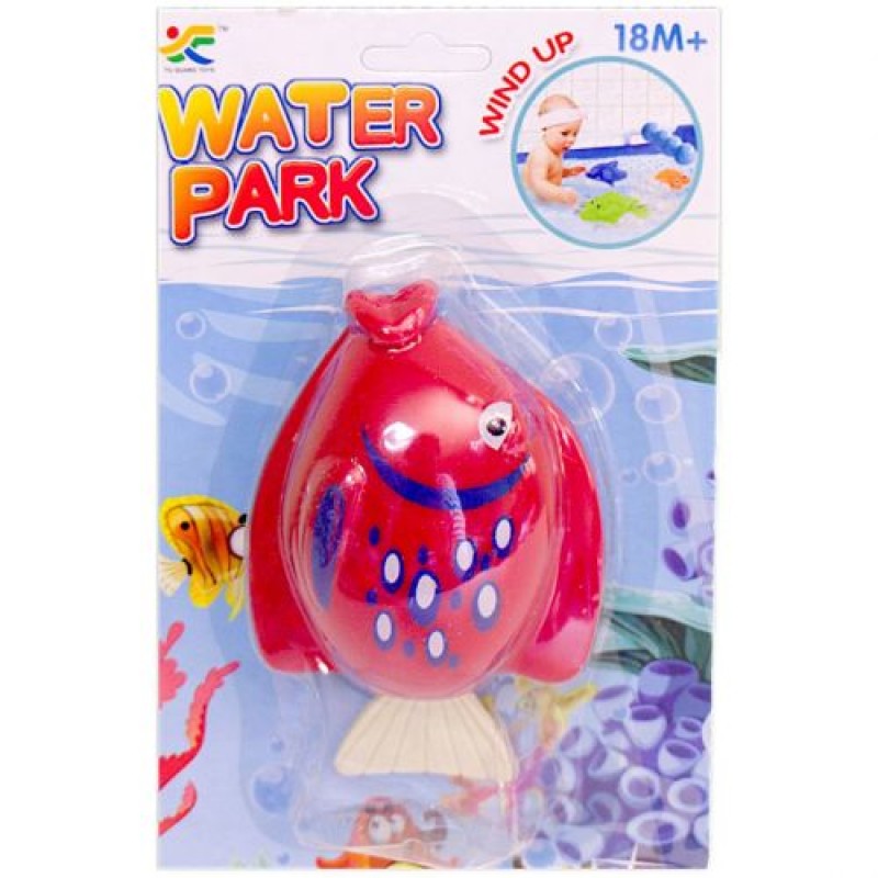Заводна іграшка для води "Water Park: Рибка" Пластик Різнобарв'я (241714)