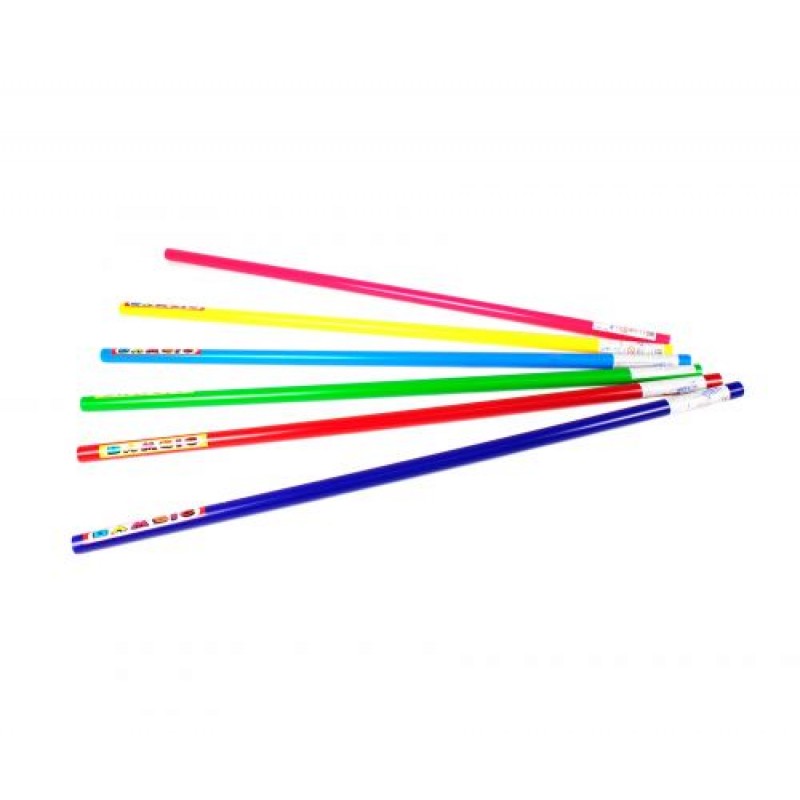 Гімнастична палиця №2 (100 см) Пластик Різнобарв'я (52500)
