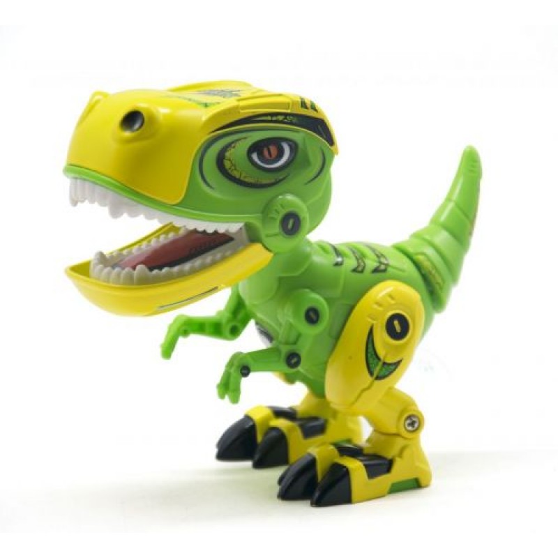 Динозавр "Тираннозавр" со световыми и звуковыми эффектами (зелёный) MY66-Q1203