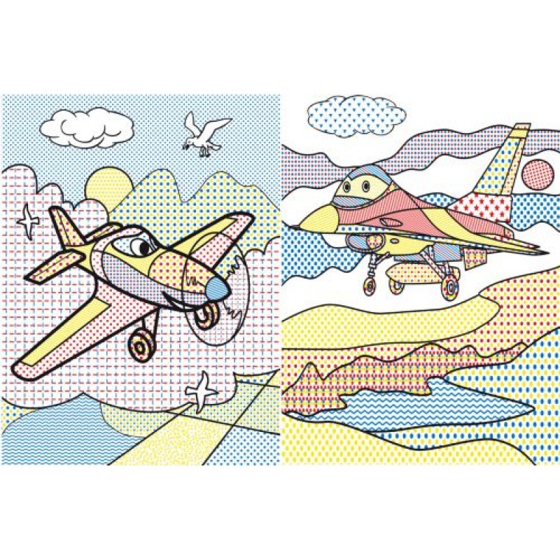 Великі водні розмальовки "Літаки" (укр) Комбінований Різнобарв'я (157460)