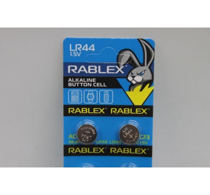 Батарейки Rablex BUTTIN CELL AG13 (LR44) 10 шт (219233)