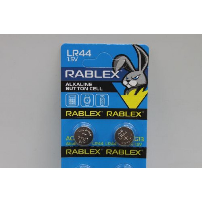 Батарейки Rablex BUTTIN CELL AG13 (LR44) 10 шт (219233)