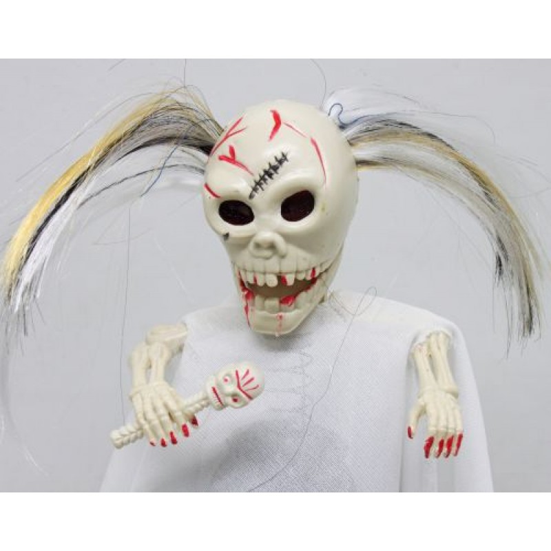 Іграшка-декорація "Танцюючий скелет" (білий) Комбінований Білий (222109)