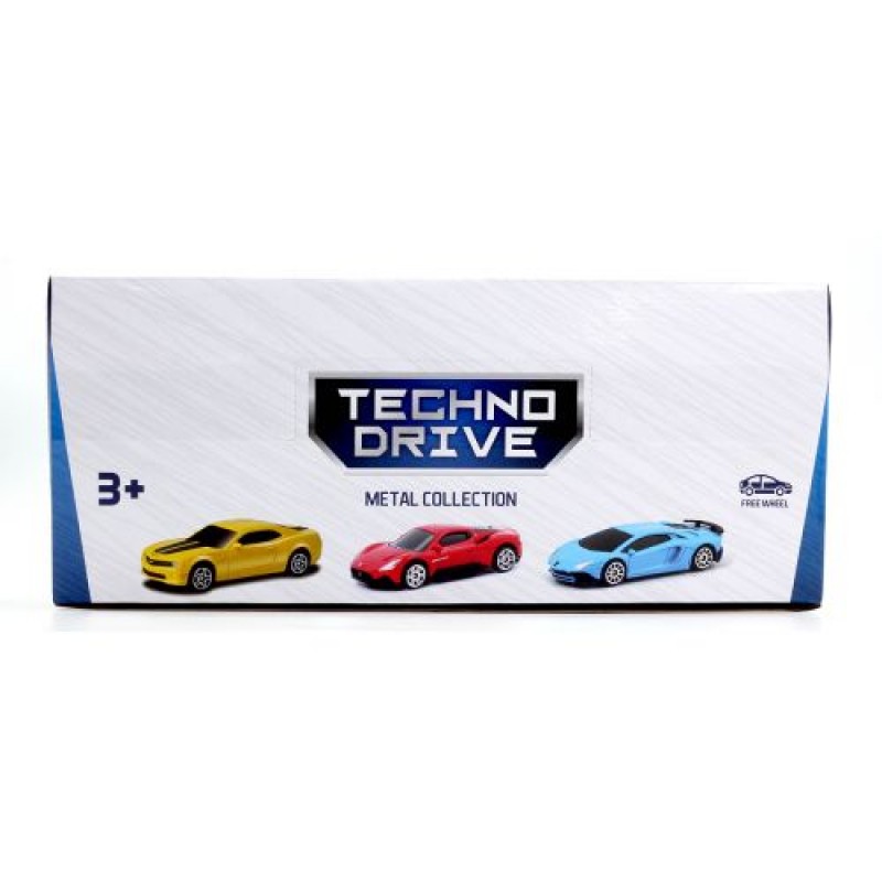 Машинка пластикова "Techno Drive" (мікс) Пластик Різнобарв'я (222477)