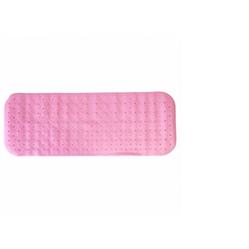 Килимок у ванну кімнату, рожевий (99х35 см) PVC рожевий (226075)
