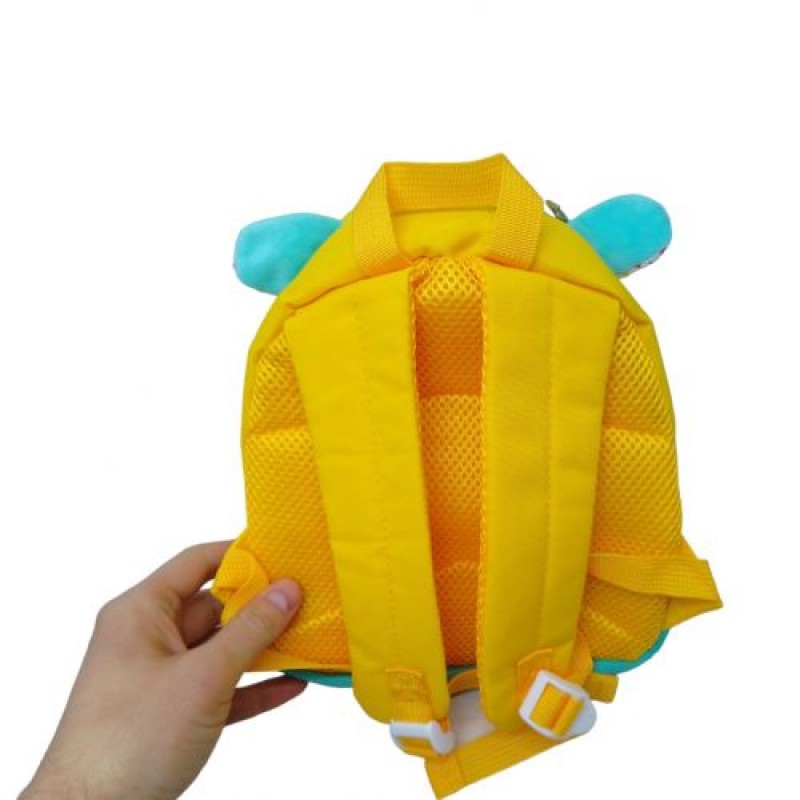 Рюкзак дитячий "Бегемотик" (бузковий) Текстиль Жовтий (239237)