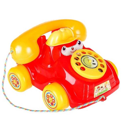 Каталка Телефон (маленький) красный. 5105