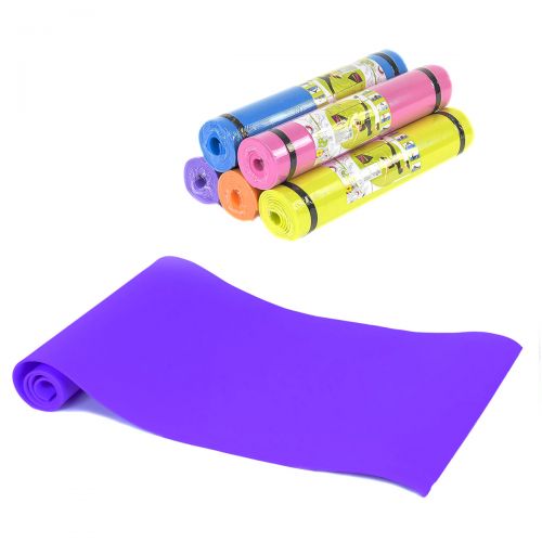 Килимок для йоги, 4 мм (фіолетовий) Комбінований Фіолетовий (109428)