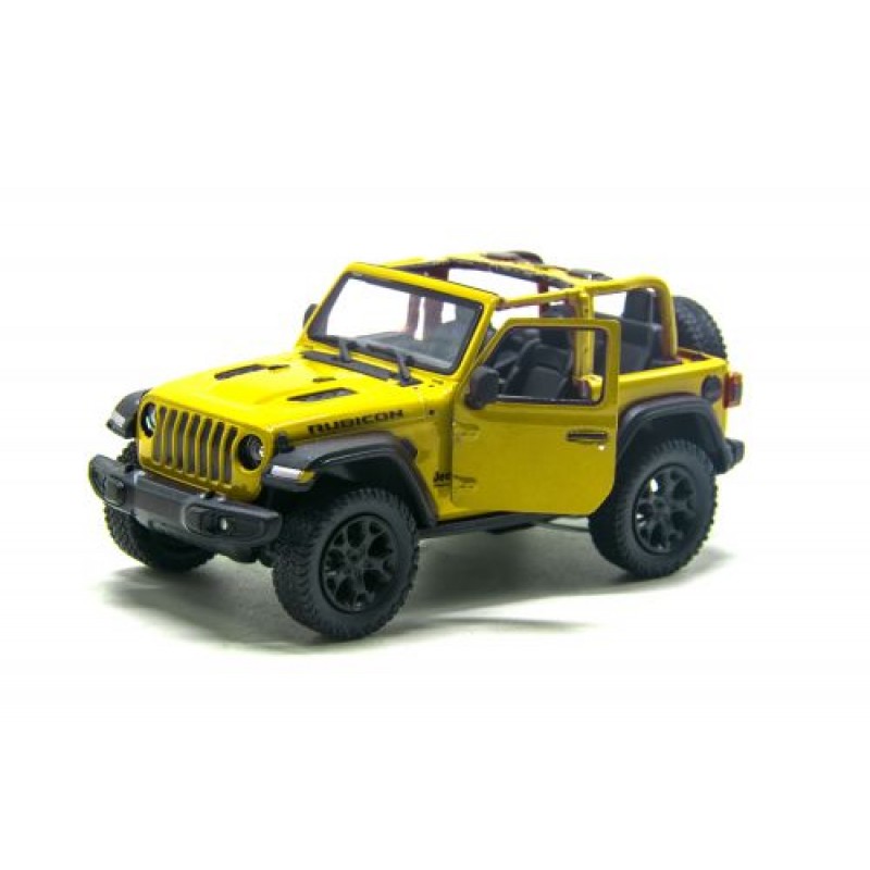 Машинка KINSMART "Jeep Wrangler" (жёлтый) KT5412WA