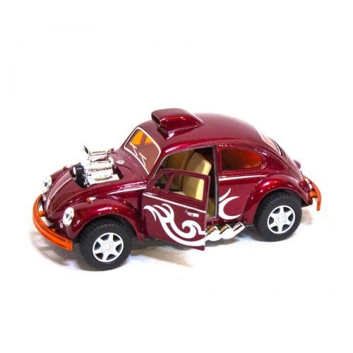 Машинка KINSMART "Volkswagen Beetle Custom-Dragracer" (красная)