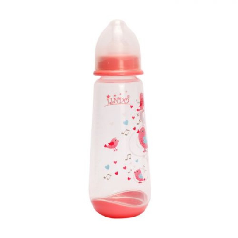 Пляшка для годування, 250 мл, 3 місяців, рожевий Комбінований Рожевий (140956)