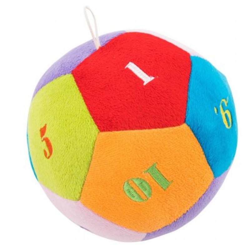 Мягкая игрушка "Мячик с цифрами"