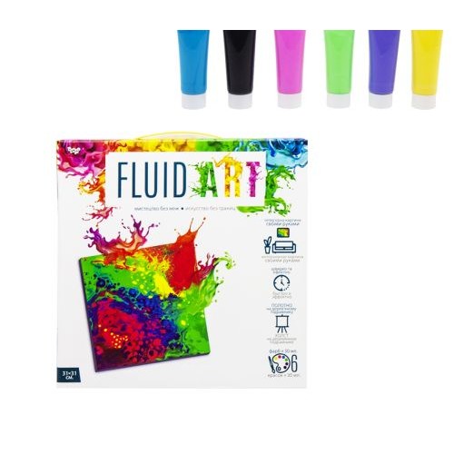 Набір для творчості "Fluid art" Комбінований Різнобарвний (145140)