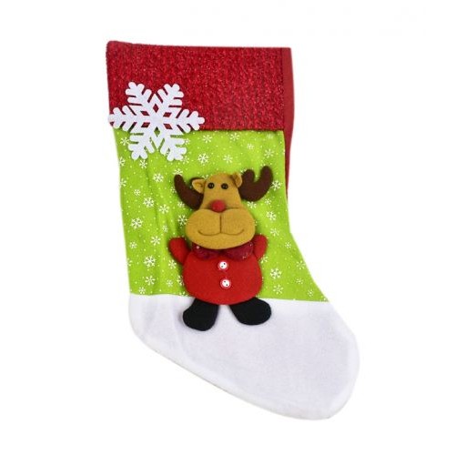 Рождественский носок для подарков "Олень"