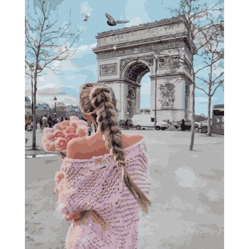 Картина по номерам "Весна в Париже" GX40794