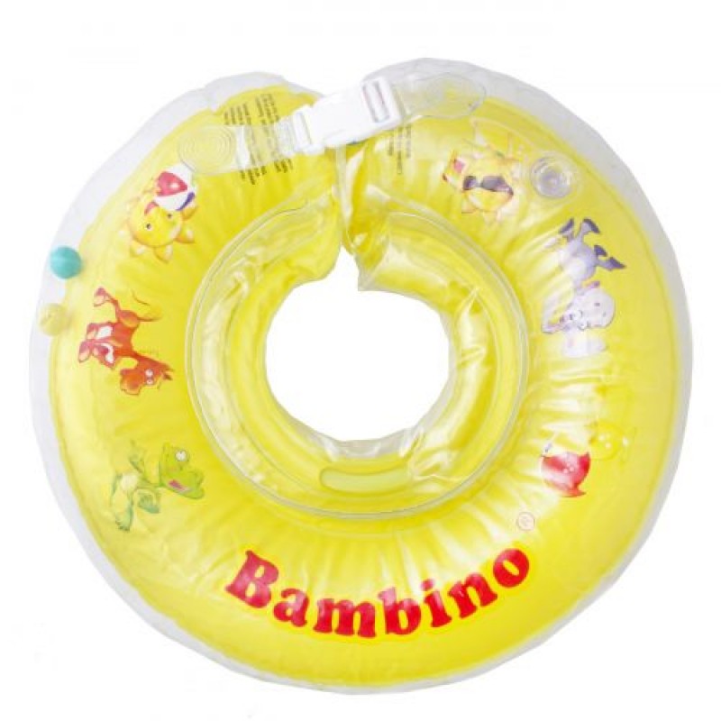 Круг для купания младенцев "Bambino", желтый 30010