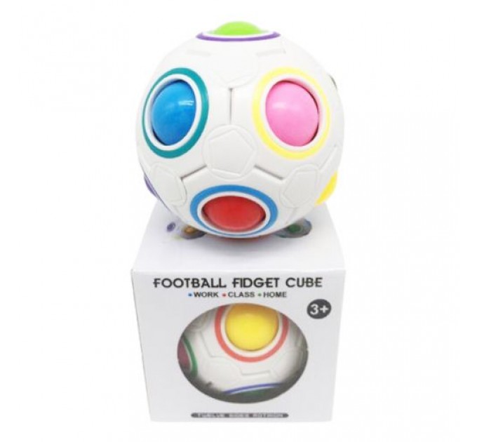 Кулька-головоломка "Football Fidget Cube" Комбінований Різнокольоровий (177871)