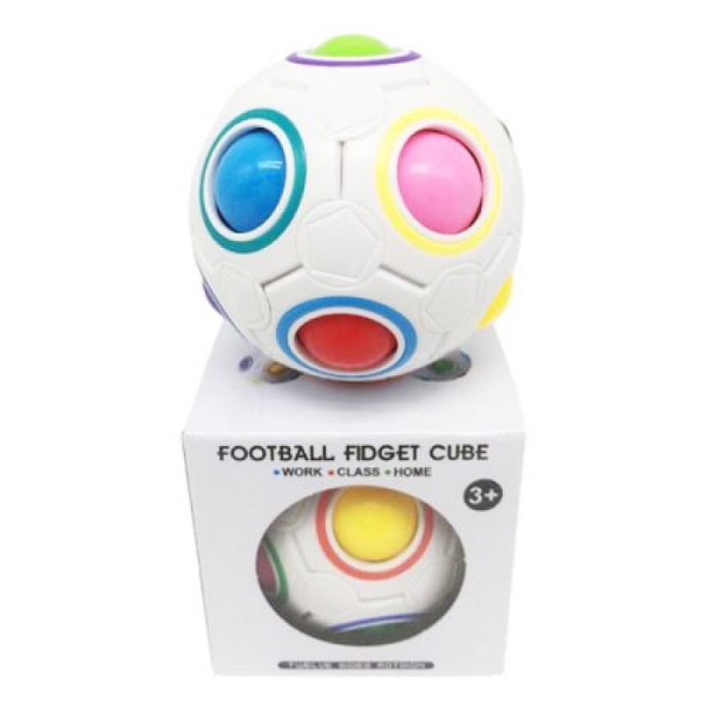 Кулька-головоломка "Football Fidget Cube" Комбінований Різнокольоровий (177871)