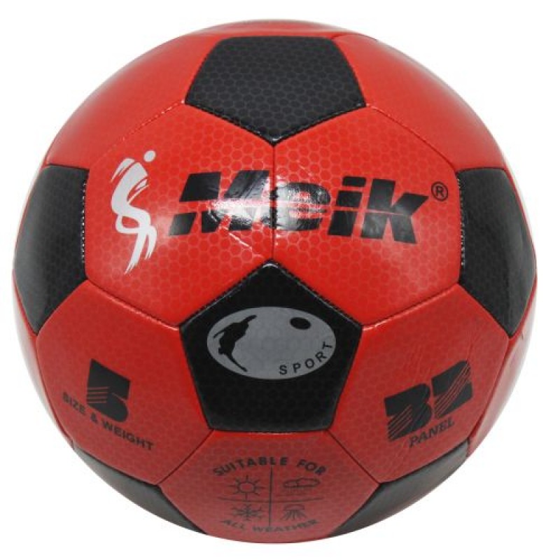 М'яч футбольний №5, червоний Комбінований Різнобарв'я (183182)