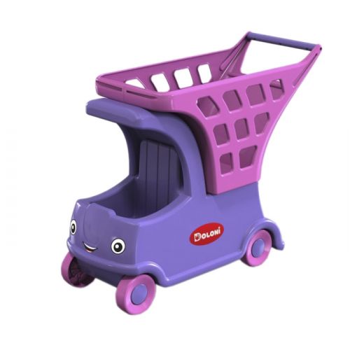 Дитяча іграшка "Автомобіль із кошиком" Пластик Фіолетовий (186963)
