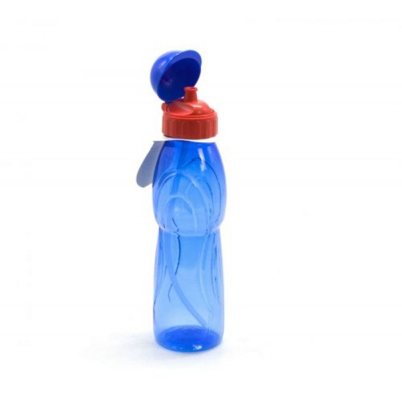 Уцінка. Пляшечка для води з піпеткою, 750 мл (синя) - не закривається (188299)