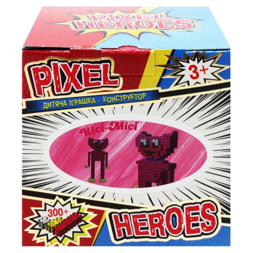 Конструктор "Pixel Heroes: Кісі Місі", 300 дет. Пластик Різнобарв'я (196244)