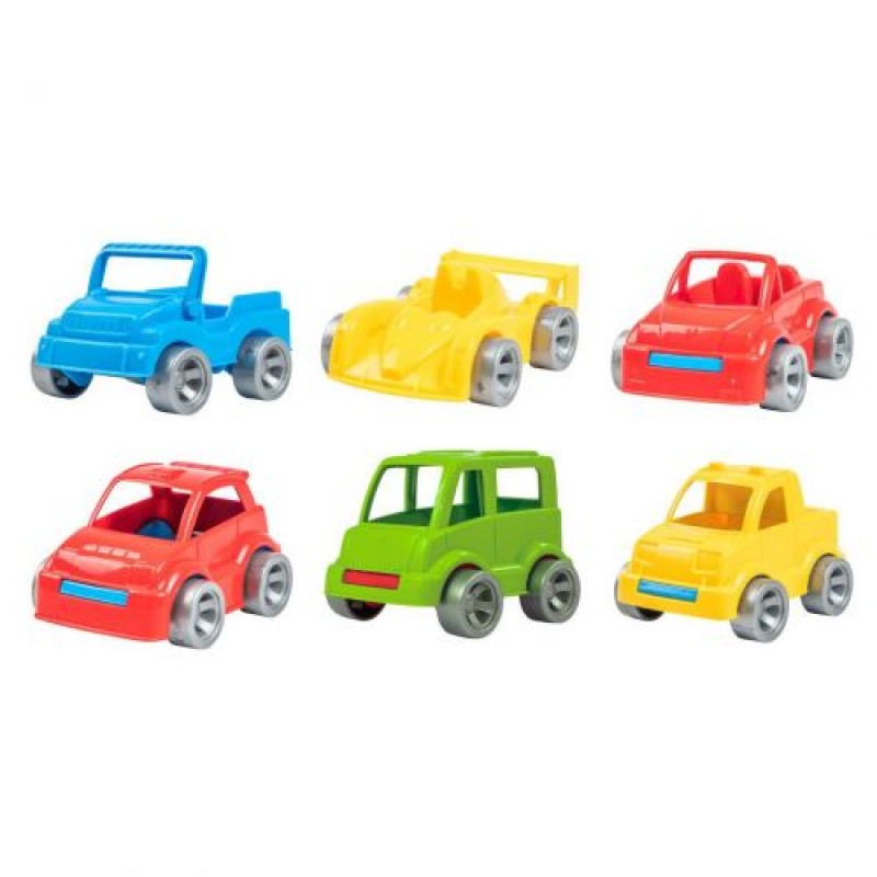 Набір машинок "Kid cars", 6 шт. Пластик Різнобарв'я (199601)