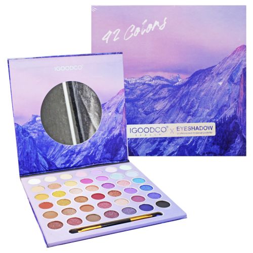Набір тіней для повік "Igoodco", 42 кольори Комбінований Різнобарв'я (202457)