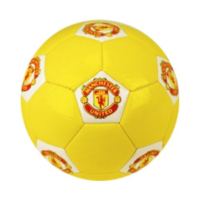 М`яч футбольний №3 "Манчестер Юнайтед", жовтий ПВХ Жовтий (204442)