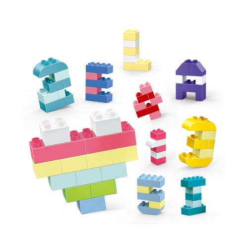 Конструктор "Великі блоки: Цікаві цифри" (80 елм.) Пластик Різнобарв'я (205871)