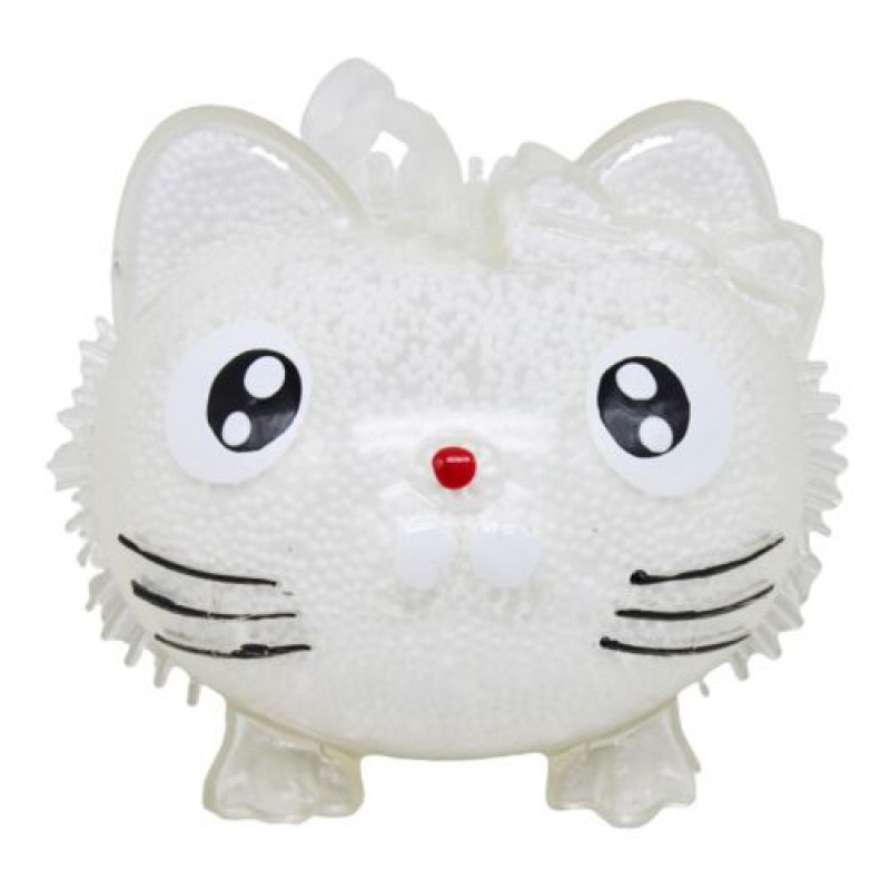 Антистрес іграшка зі світлом "Кітті" біла Комбінований Різнобарвний (206181)