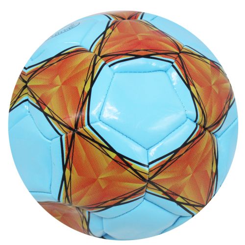 Мʼяч футбольний дитячий №5, блакитний (PVC) PVC Різнобарв'я (207046)