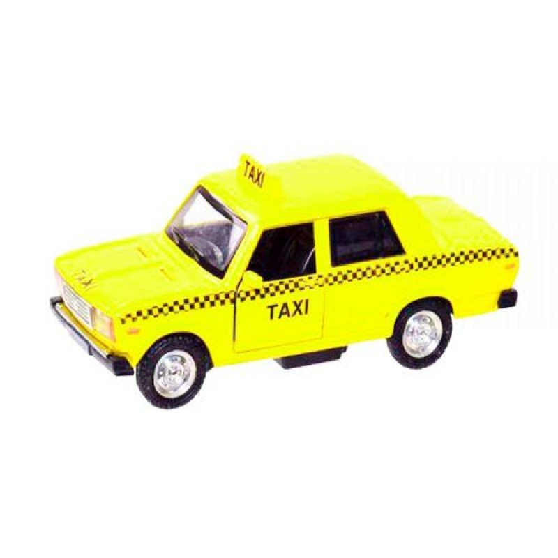 Уцінка. Машинка "ВАЗ Таксі" із серії "" (жовта) - не закривається капот (216081)