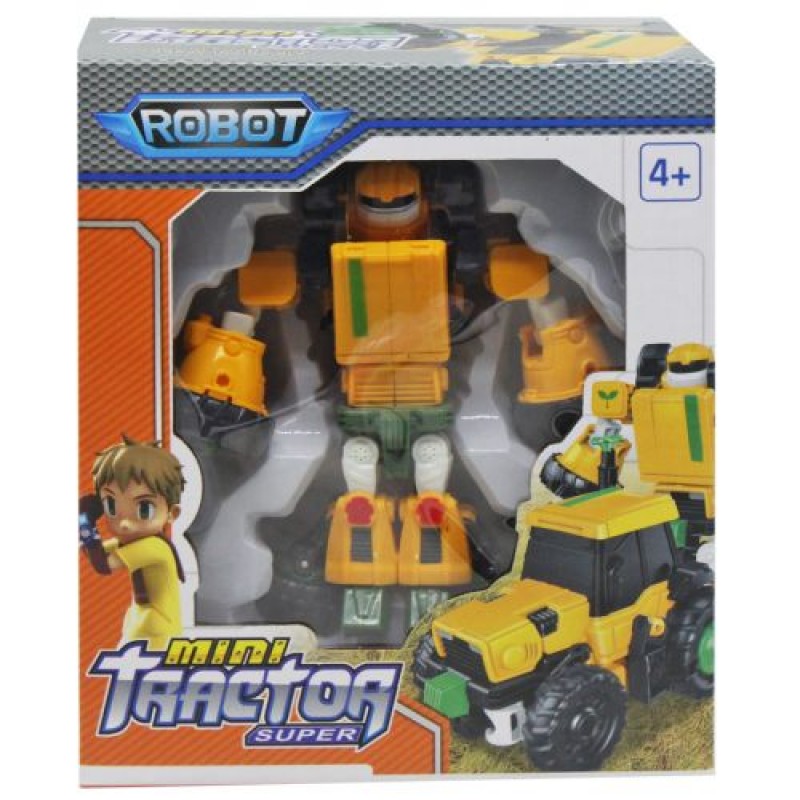 Трансформер "Робот-трактор" (жовтий) Пластик Жовтий (216221)
