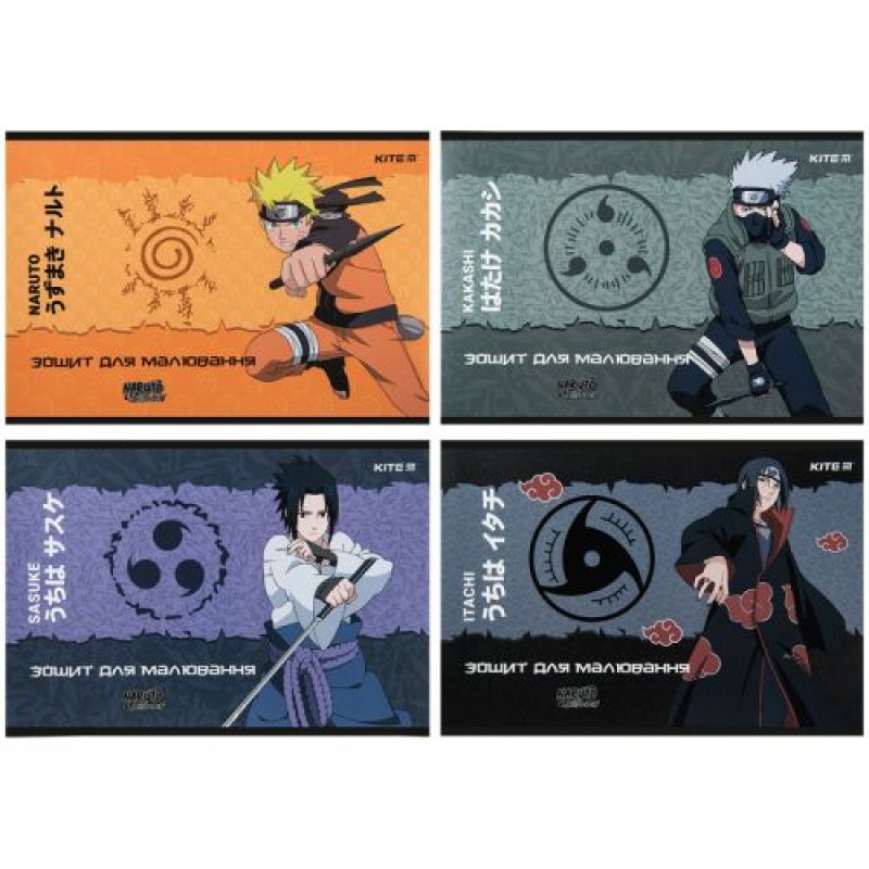 Альбом для малювання "Naruto" (12 аркушів) Папір Різнобарв'я (216534)