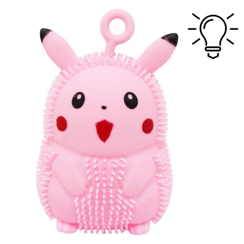 Іграшка-антистрес "Пікачу", рожевий Гума Рожевий (221473)