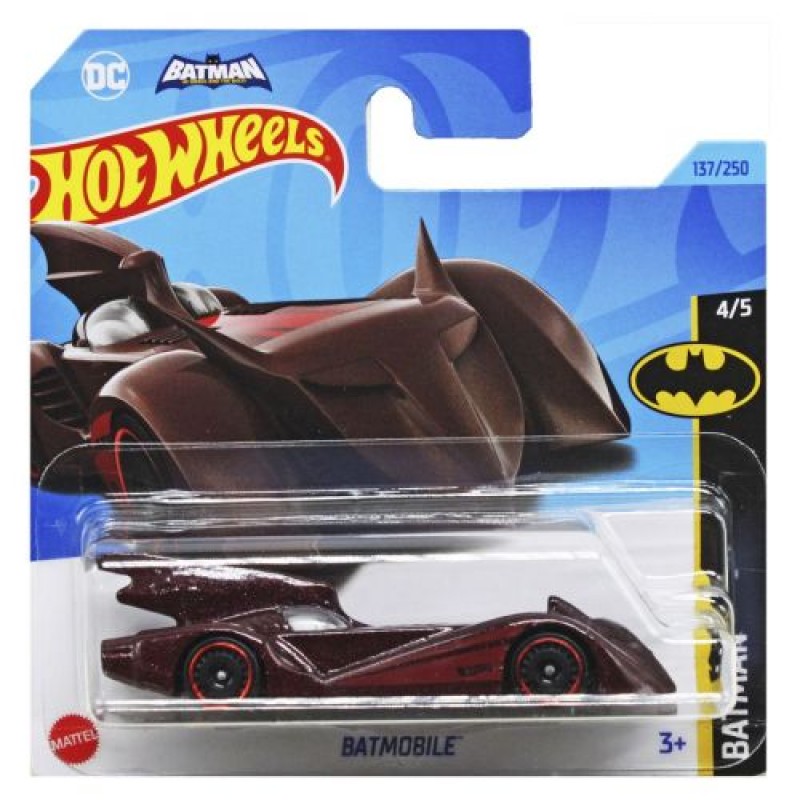 Машинка "Hot Wheels: Batmobile" (оригінал) Металл Різнобарв'я (222842)