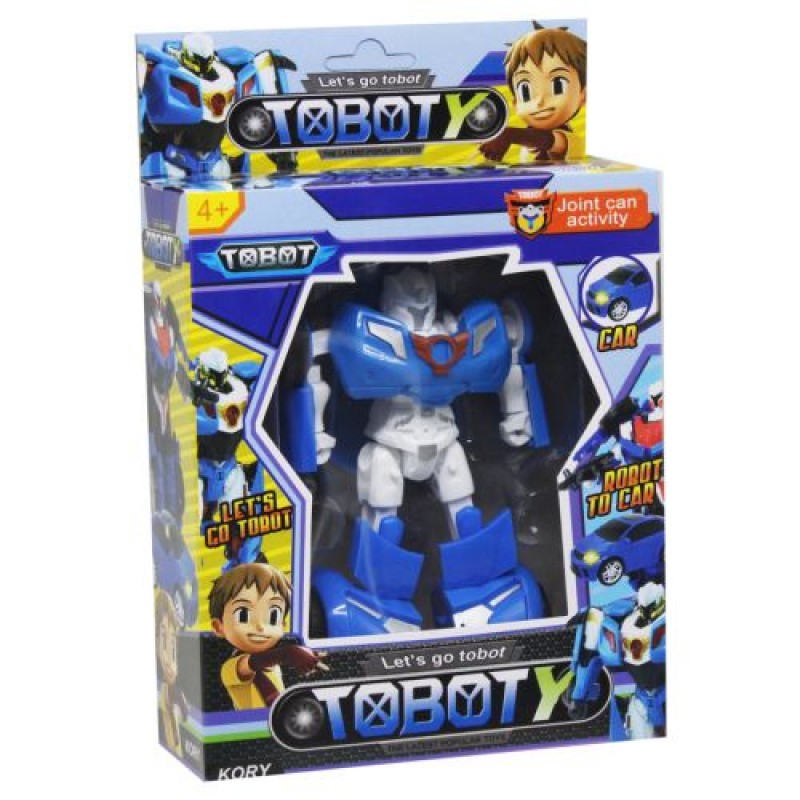 Трансформер "Tobot mini Y" блакитний з білим Пластик Блакитний (225766)