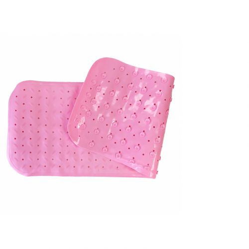 Килимок у ванну кімнату, рожевий (99х35 см) PVC рожевий (226075)
