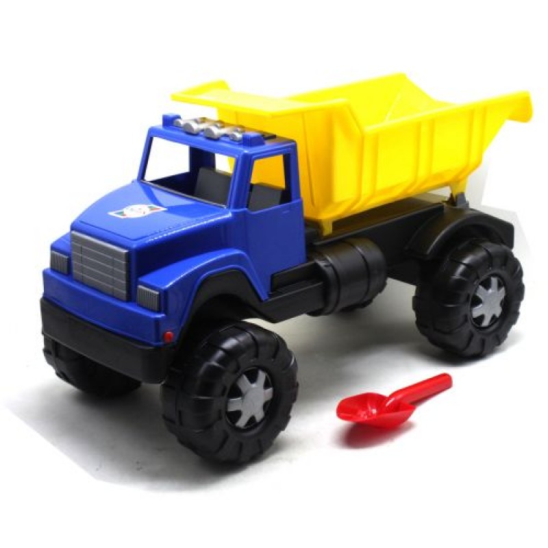 Вантажівка Інтер з пісочним набором синій+ жовтий Пластик Різнобарв'я (226085)