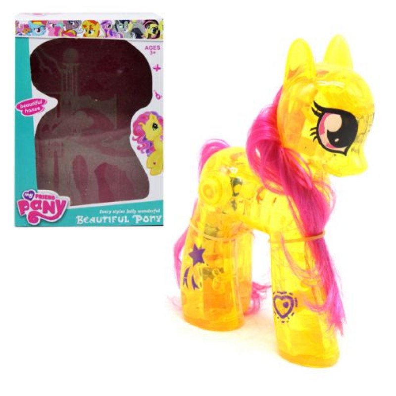 Фігурка зі світлом "My little pony", жовта Пластик Жовтий (226106)