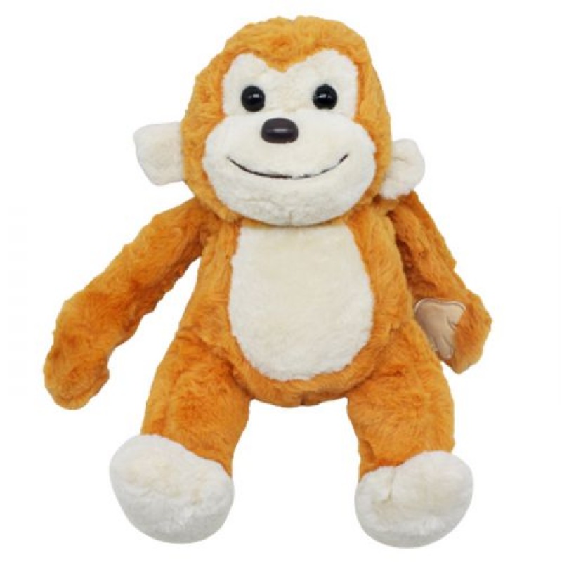 Мʼяка іграшка "Звірятка: Мавпа" (35 см) Текстиль Коричневий (226678)